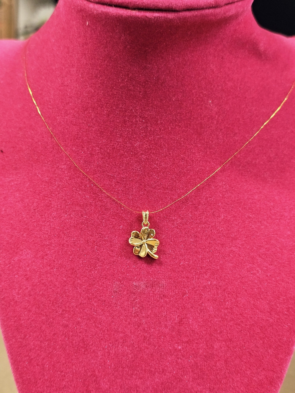 18k Real Saudi Gold  Flower Pendant ONLY